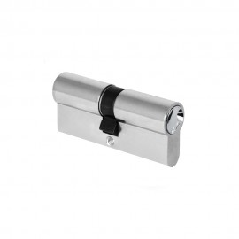 Door Rail Europrofile Cylinder - Key Alike - Polished Chrome