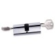 Standard Europrofile Cylinder - Key Alike - Polished Chrome