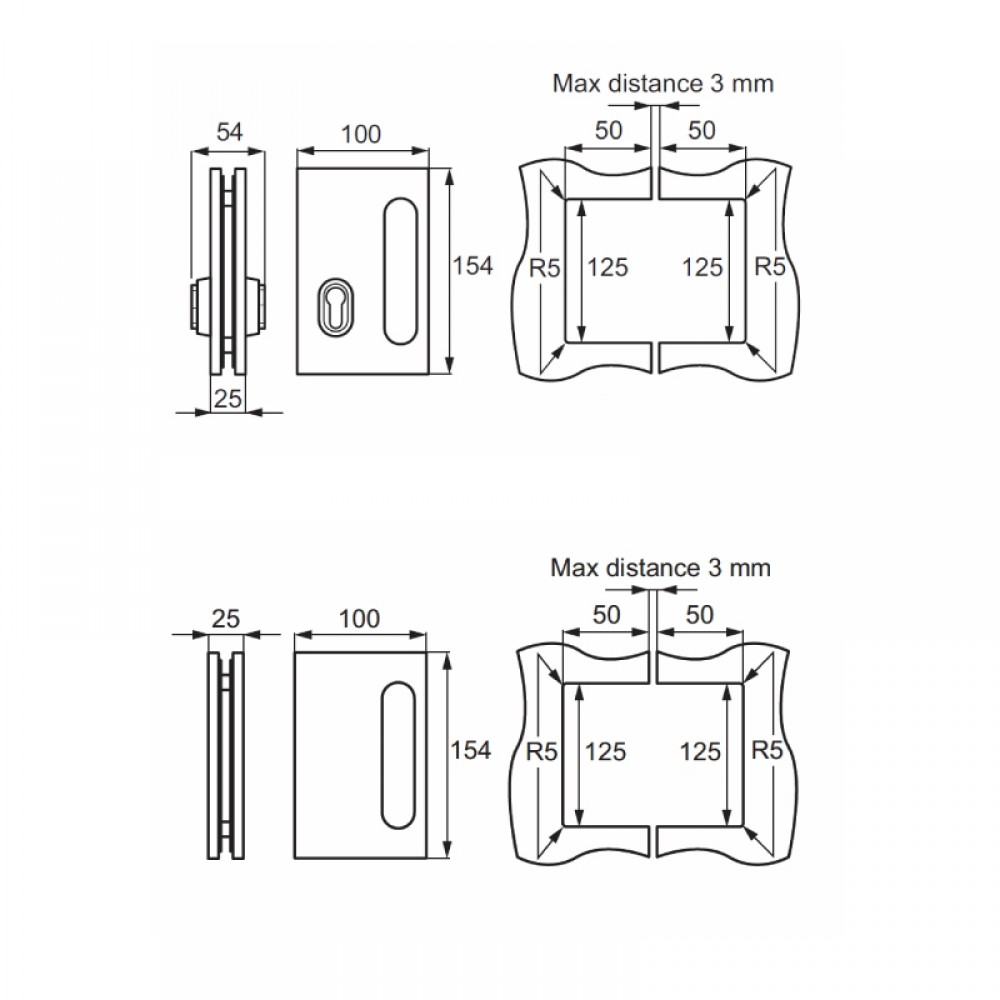 Bi-Fold Lock & Receiver