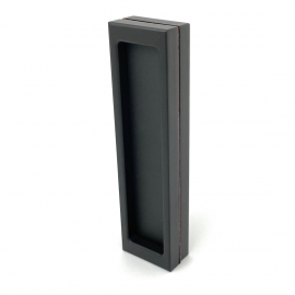 Self Adhesive Concealed Door Pull - Black - Loft Style