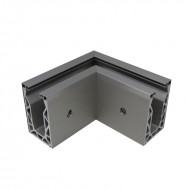 POSIglaze Side Mounted 90 Degree Int Corner - SS Effect