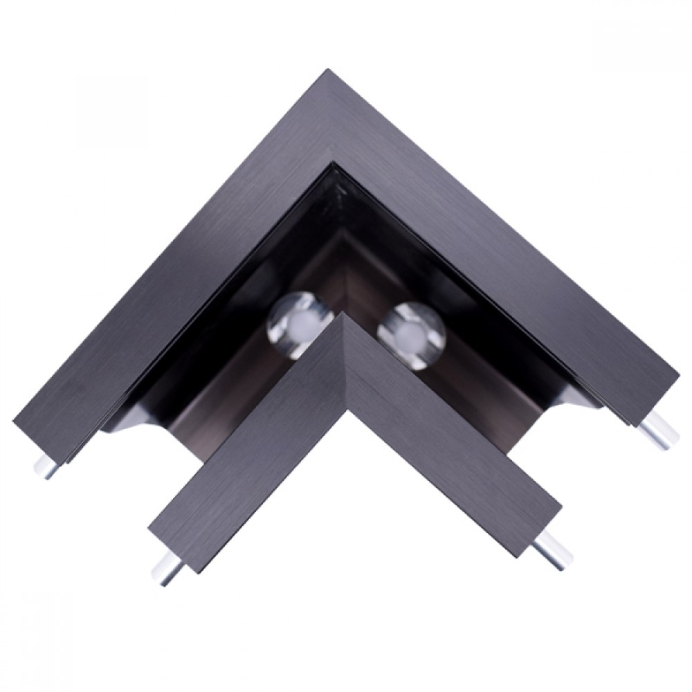 POSIglaze Base Fix 90 Degree Corner Brushed Black