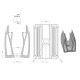 Complete Spig-Lite Advanced Kits For 21.52mm Thick Glass