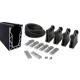 POSIglaze 3 Mtr Surface Mount Kit For12mm Glass, Black