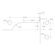 GCC Corner Transom Fitting - Stopper - Satin Stainless