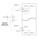 Wall To Glass Hinge - 8-10mm Glass - Stainless Steel Effect