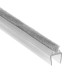 Clear PVC Weather Strip For Brush Seal - 10mm Glass