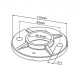 120mm Floor Flange for Tube 48.3mm