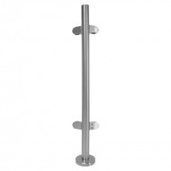 972mm 135 Degree Balustrade Post Inc. Clamps For 10mm Glass