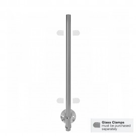 Side Mount Centre Post - 900-1300mm - Flat Cap