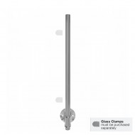 Side Mount End Post - 900-1300mm - Flat Cap