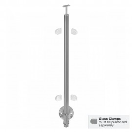 Side Mount Corner Post - 900-1300mm - Hand Rail