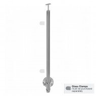 Side Mount End Post - 900-1300mm - Hand Rail