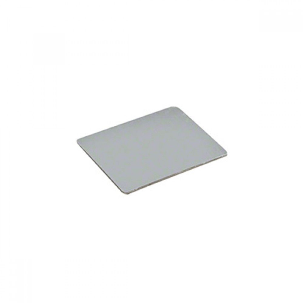 Wall Profile System Flat End Cap 10mm Aluminium