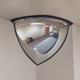 90deg 1/4 Dome Acrylic Mirror 600mm