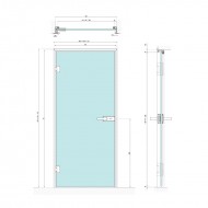 Z Type Door Frame - Anodised