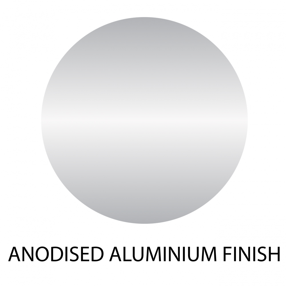 20mm X 40mm U Channel - Anodised Aluminium - 16mm Groove