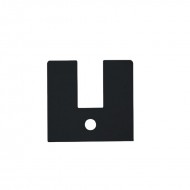 26 x 28mm End Cap  - Black