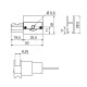 Alum. Sliding Track Lock - Reversible