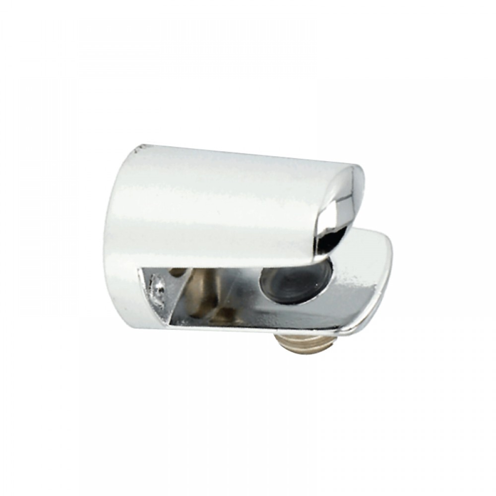 Matt Chrome Round Shelf Support 4-6mm Glass