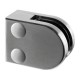 Glass Clamp - 50x40mm - Zinc - Satin - Flat - SS Effect