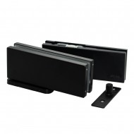Hydraulic Bottom Patch Door Kit Incl. Top Patch & Pivot - BK
