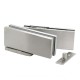 Hydraulic Bottom Patch Door Kit Incl. Top Patch & Pivot - SS