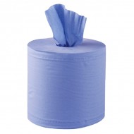 Blue Paper Roll - 1 Ply - 1500Mtr