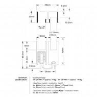 ROBUSTUS Roller Profile - 10mm to 12.76mm Glass