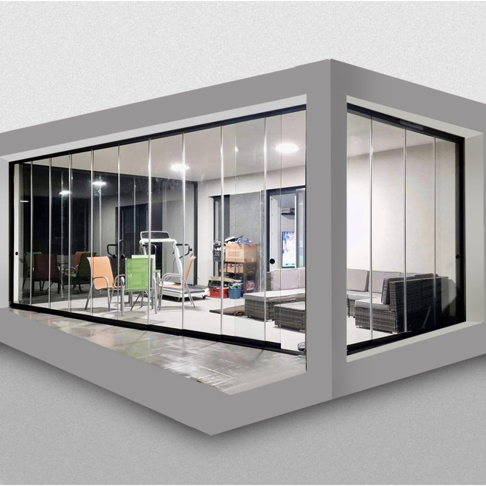 Slider Next All Glass With Flat Threshold
