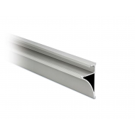 Glass Shelf Profile - 10mm or 8mm Glass - Anodised Aluminium