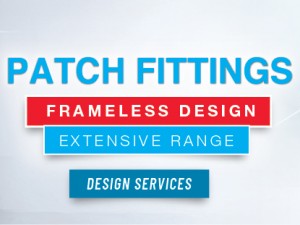 Creating Glass Structures using Patch Fittings