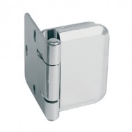Inset Drilled Glass Door Hinges 12 Kg Pr - Polished Chrome