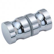 Shower Door Knob - Satin Chrome