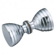 Shower Door Knob - Satin Chrome