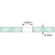 Single Point Partition Fitting For 8-12mm Glass