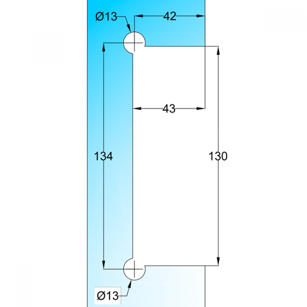 Centre Lock - Satin Stainless
