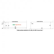 Corner Lock - Satin Stainless
