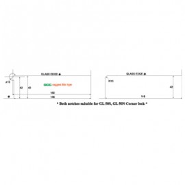 Corner Lock - Satin Stainless