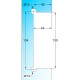 Centre Lock - Satin Stainless