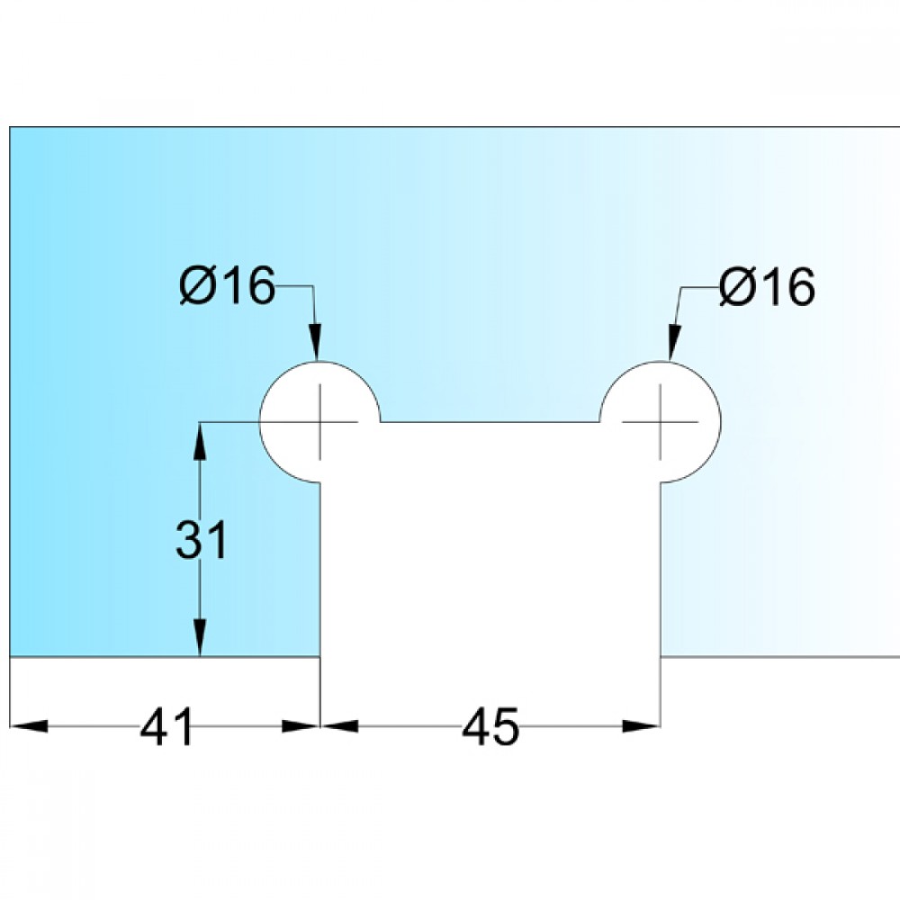 Overpanel Fitting - Satin Stainless