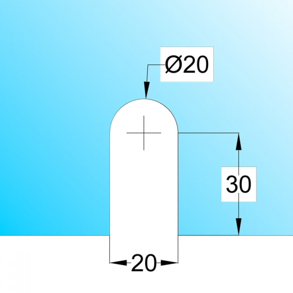 Side Connector - Satin Stainless