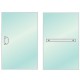 Glass Handle Connectors - Satin Stainless