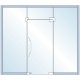 Wall Profile System Kit For 12mm Glass With SS Covers - 3m