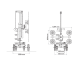 250kg Glass Mounting Device Inc Hand Winch & Side Shift