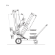 250kg Glass Mounting Device Inc Hand Winch & Side Shift