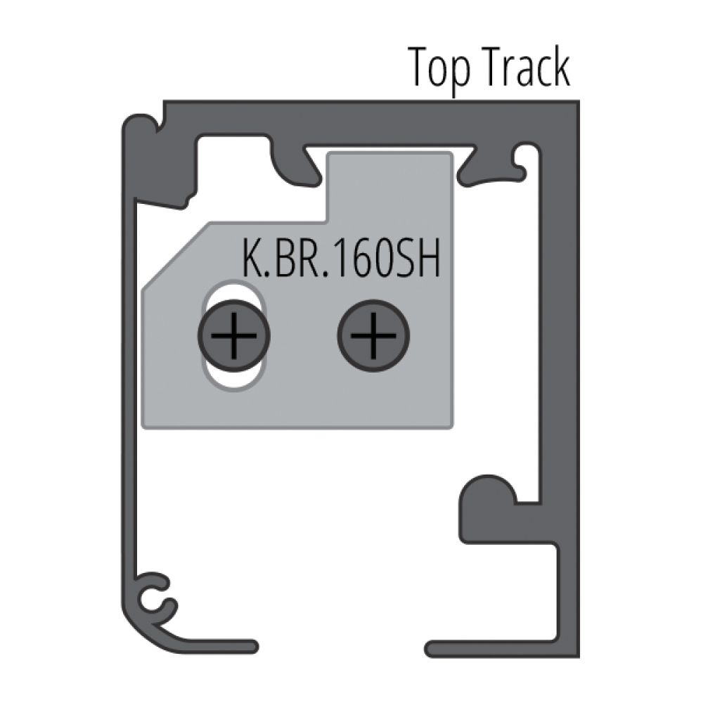 Brisa 160 Sliding Track Side Holders