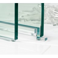 Transparent Flat Packers 2 x 6 x 50mm