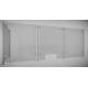 SS Covid Counter Protection Post - End - 1000mm