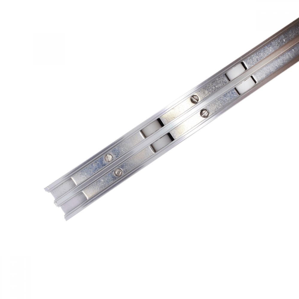 Glass Door Rail Wheeled Bottom Sliding Track For Glass